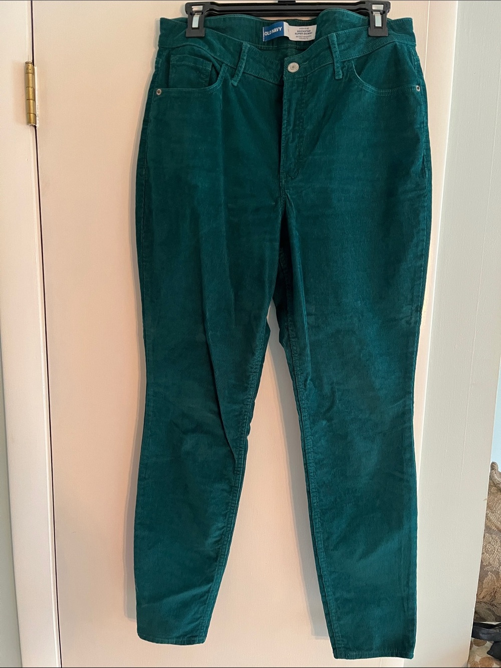 Old Navy Deep Teal Corduroy Skinny Pants